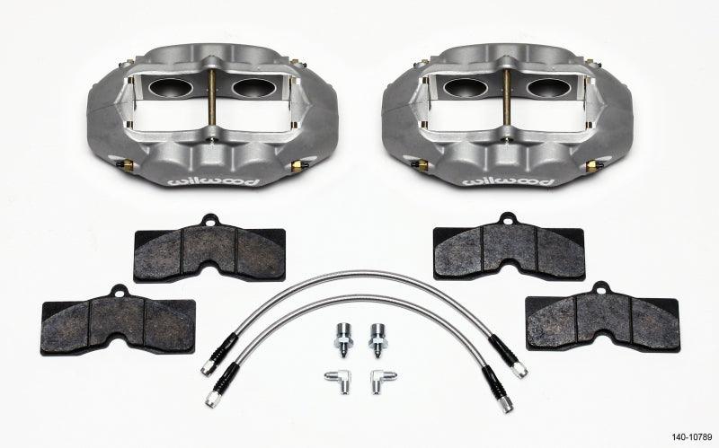 Wilwood D8-4 Front Caliper Kit Clear Corvette C2 / C3 65-82 - Torque Motorsport