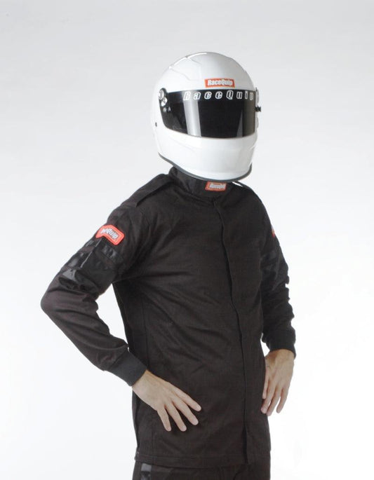 RaceQuip Black SFI-1 1-L Jacket - Medium - Torque Motorsport