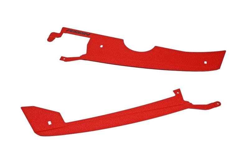 Perrin 22-23 Subaru WRX Radiator Shroud - Red Wrinkle - Torque Motorsport