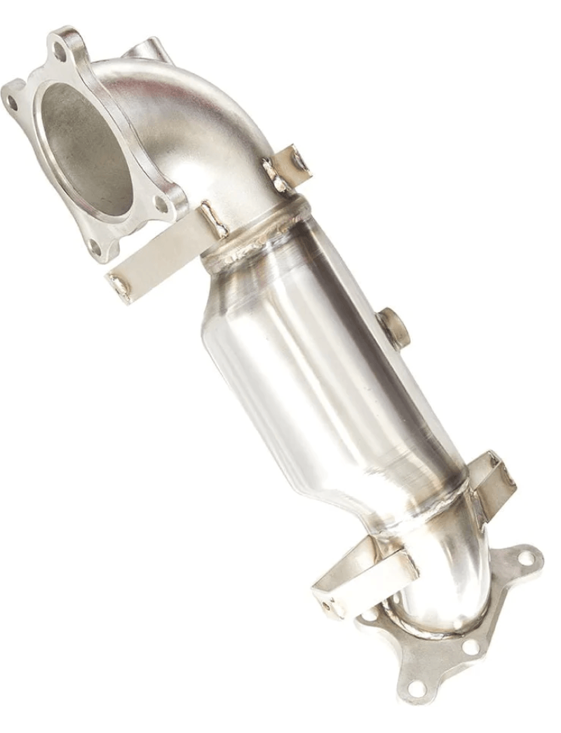 Invidia 17+ Honda Civic Type-R FK8 76mm Downpipe w/ High Flow Cat - Torque Motorsport