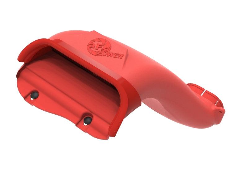 aFe Rapid Induction Dynamic Air Scoop 2021+ Ford F-150V6/V8 - Red - Torque Motorsport