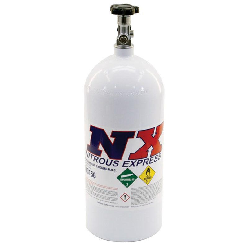 Nitrous Express 10lb Bottle w/Mainline Valve (6.89 Dia x 20.19 Tall) - Torque Motorsport