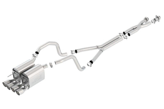 Borla 05-08 Chevrolet Corvette Coupe/Conv 6.0L/6.2L 8cyl 4spd/6spd RWD inS-Type IIin Catback Exhaust - Torque Motorsport