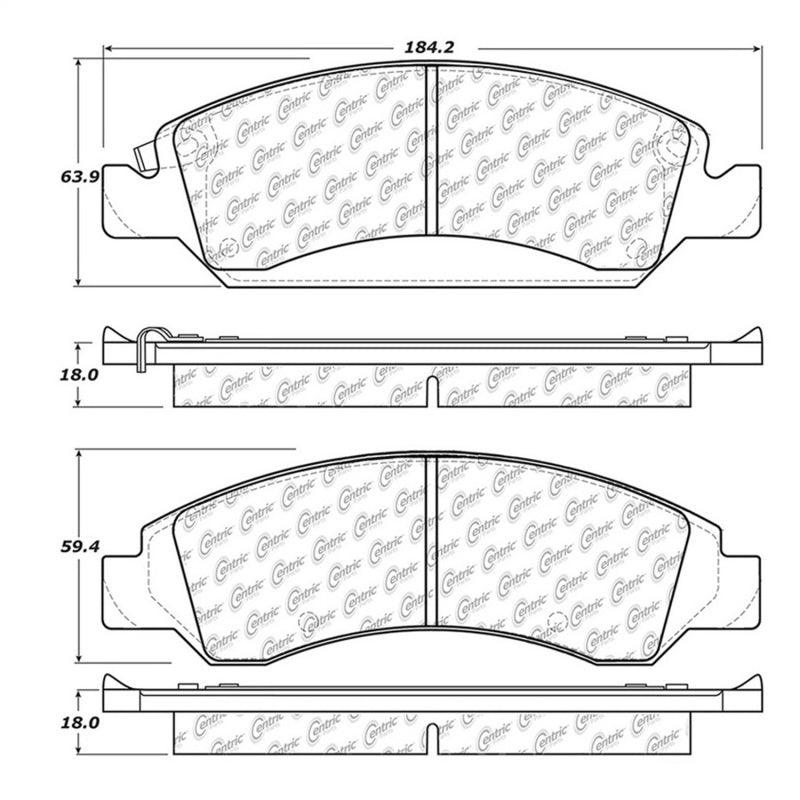 StopTech 2016 Chevy Tahoe Street Touring Front Brake Pads - Torque Motorsport