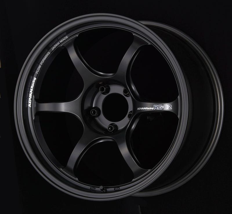 Advan RG-D2 18x9.5 +35 5-120 Semi Gloss Black Wheel - Torque Motorsport