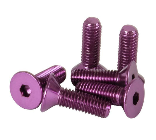 NRG Steering Wheel Screw Upgrade Kit (Conical) - Purple - Torque Motorsport