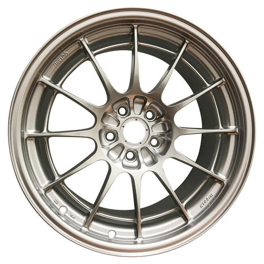 Enkei NT03+M 18x9.5 5x108 40mm Offset 72.6mm Bore F1 Silver Wheel (MIN ORDER QTY 40) - Torque Motorsport