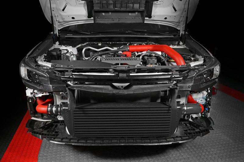 Perrin 22-23 Subaru WRX Front Mount Intercooler Kit (Red Tubes & Black Core) - Torque Motorsport