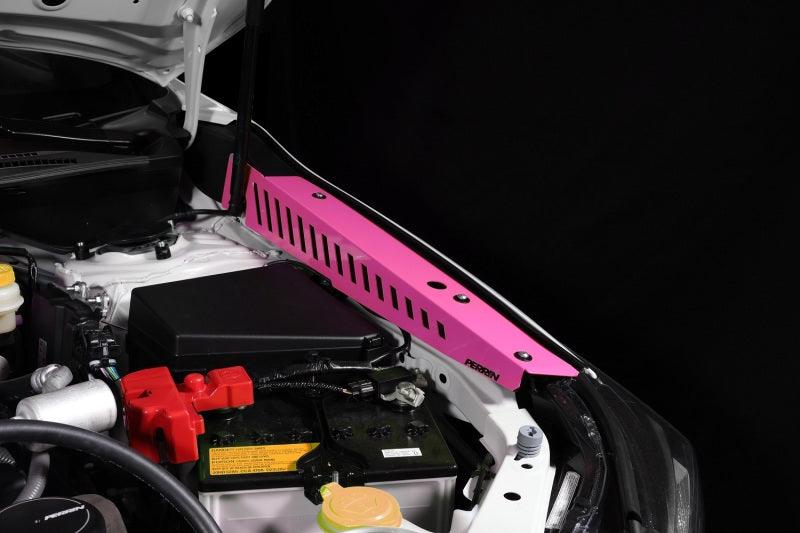 Perrin 22-23 Subaru WRX Fender Shroud Set - Hyper Pink - Torque Motorsport