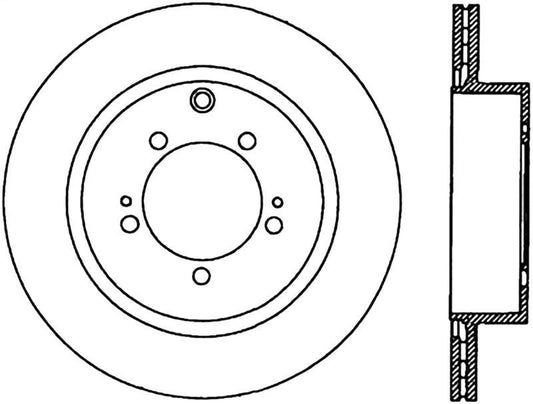 StopTech Slotted & Drilled Sport Brake Rotor - Torque Motorsport