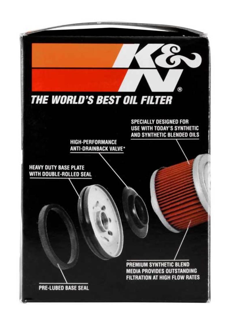 K&N Arctic Cat 2.688in OD x 3.344in H Oil Filter - Torque Motorsport