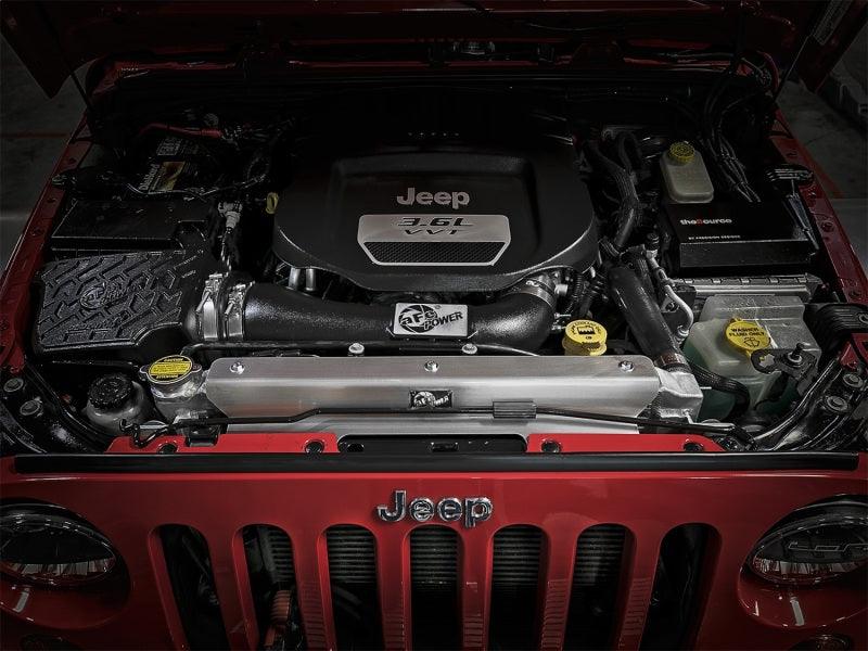 aFe BladeRunner GT Series Bar and Plate Radiator w/ Black Hoses 12-18 Jeep Wrangler (JK) V6 3.6L - Torque Motorsport