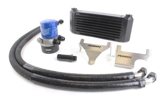 Perrin 04-21 Subaru STI / 02-14 WRX Oil Cooler Kit w/PERRIN Core - Torque Motorsport