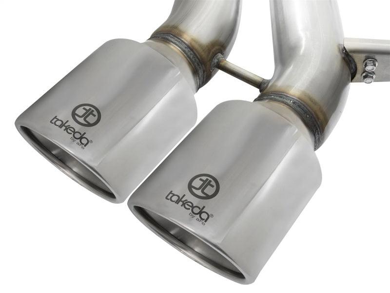 aFe POWER Takeda 3in 304 SS Cat-Back Exhaust w/ Polished Tips 13-17 Ford Focus ST L4-2.0L (t) - Torque Motorsport