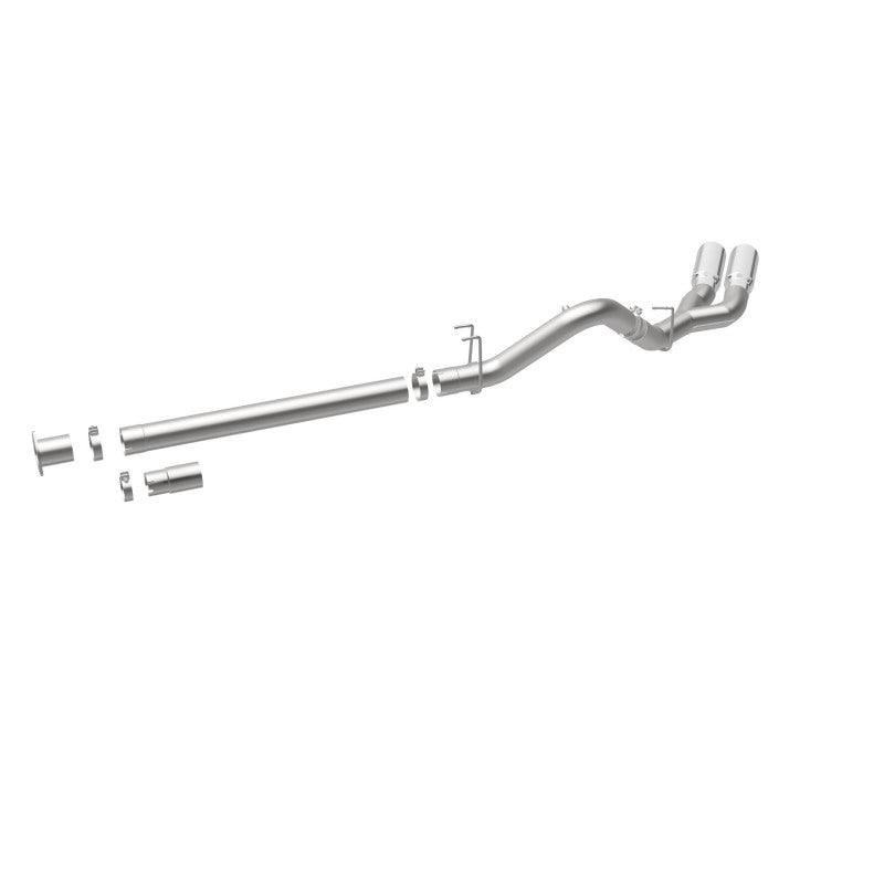 MagnaFlow 08-17 Ford F-250/F-350/F-450 4.6L/6.7 DPF-Back SS 4in Dual Single Passenger Side Rear Exit - Torque Motorsport