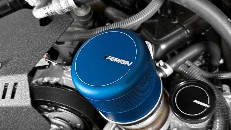 Perrin 2015+ Subaru WRX/STI Oil Filter Cover - Blue - Torque Motorsport