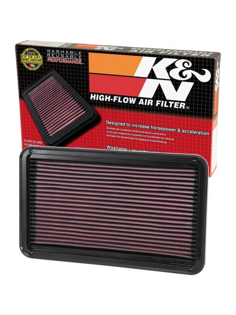 K&N 97-03 Lexus ES/RX300 / 97-04 Toyota Ava / 97-01 Camry / 98-03 Sien/Sol Drop In Air Filter - Torque Motorsport