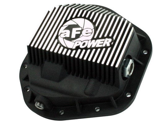 aFe Power Front Differential Cover 5/94-12 Ford Diesel Trucks V8 7.3/6.0/6.4/6.7L (td) Machined Fins - Torque Motorsport