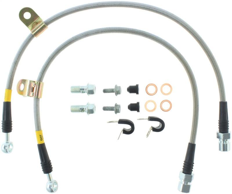 StopTech 06-07 Chrysler 300C SRT-8 Stainless Steel Front Brake Lines - Torque Motorsport