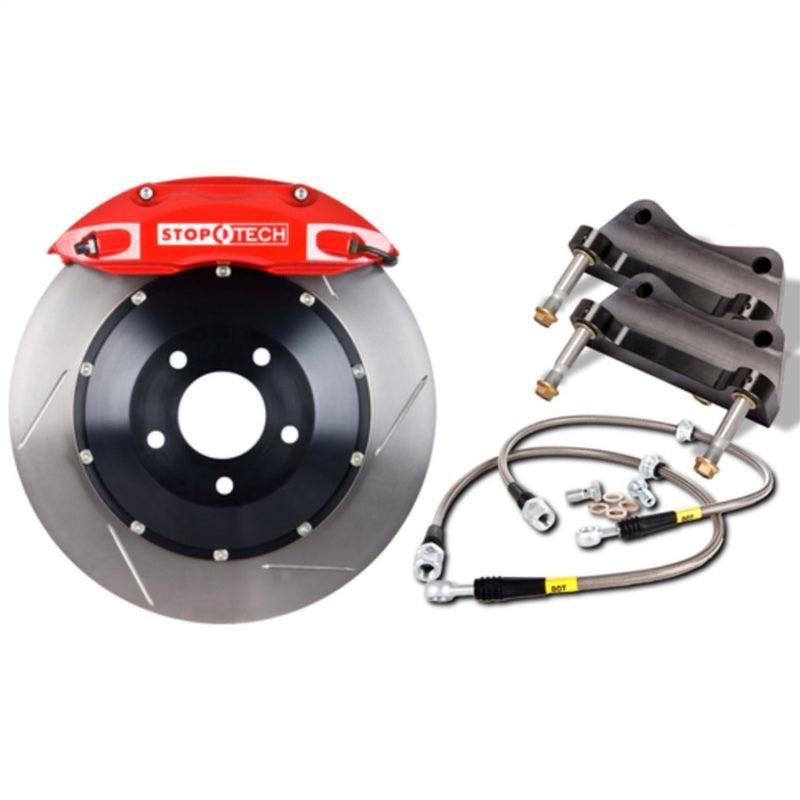 StopTech 94-04 Mustang (incl Cobra/Mach One) Front BBK Red ST-40 332x32 Slotted Rotors - Torque Motorsport