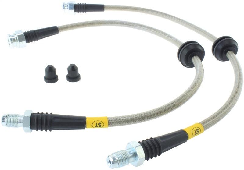 StopTech 2013-2014 Ford Focus ST Stainless Steel Rear Brake Lines - Torque Motorsport