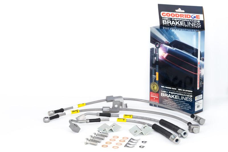 Goodridge 2015 Ford Mustang All Models G-Stop Stainless Steel Brake Lines - Torque Motorsport