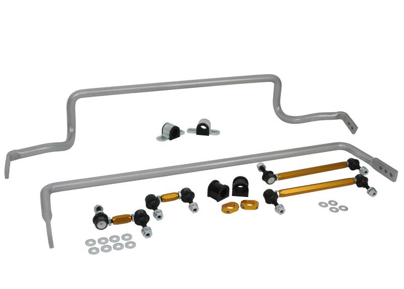 Whiteline 08-17 Mitsubishi Lancer Front & Rear Sway Bar Kit - Torque Motorsport