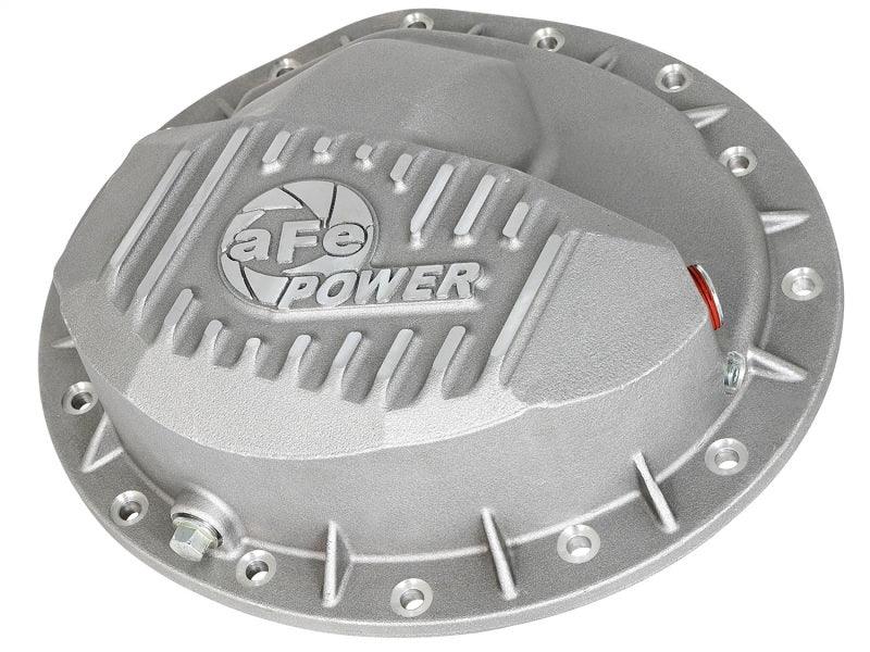 afe Front Differential Cover (Raw; Street Series); Dodge Diesel Trucks 03-12 L6-5.9/6.7L (td) - Torque Motorsport