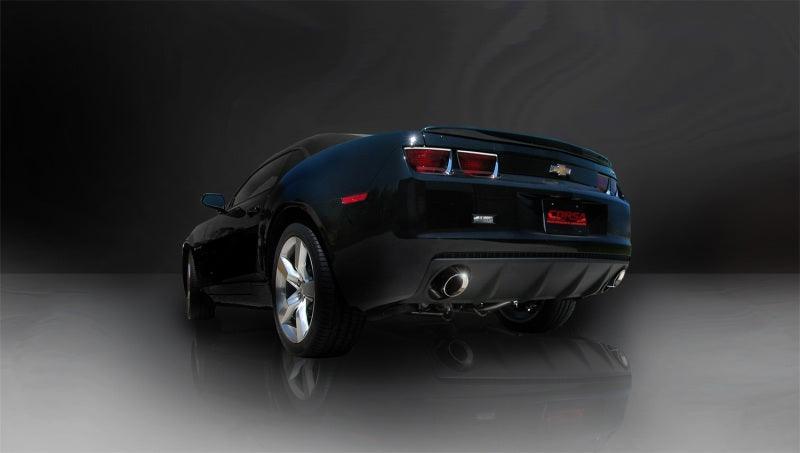 Corsa 10-14 Chevrolet Camaro Convertible SS 6.2L V8 Manual Polished Sport Cat-Back + XO Exhaust - Torque Motorsport