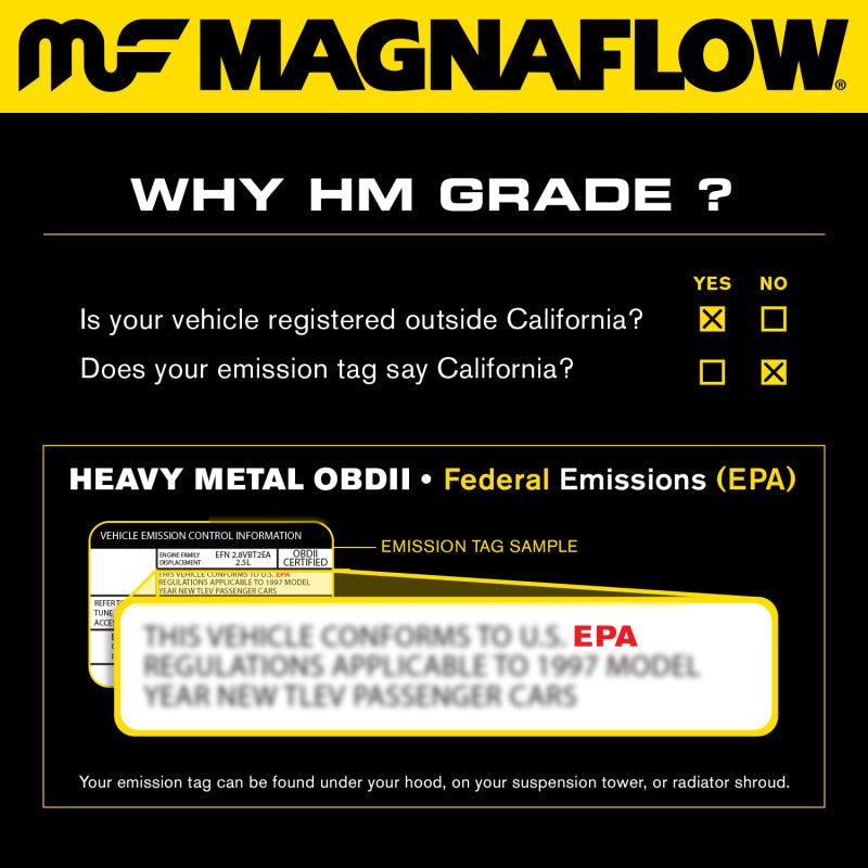 MagnaFlow Conv DF 06-07 Jeep Commander / 05-10 Grand Cherokee 5.7L Y-Pipe Assy (49 State) - Torque Motorsport