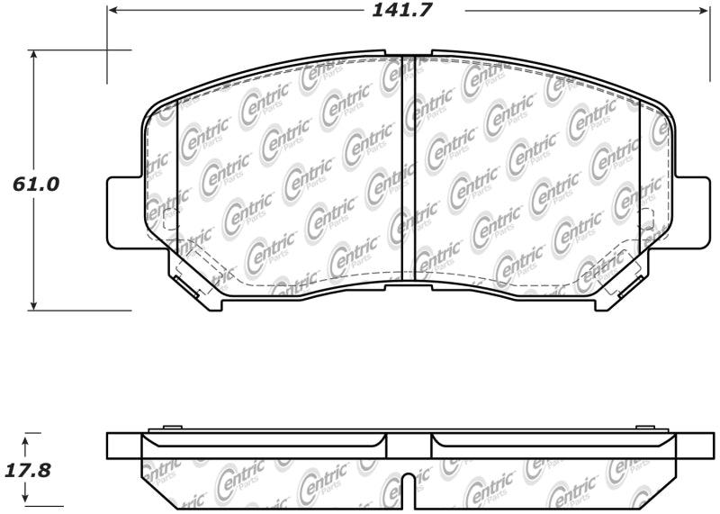 StopTech Performance Front Brake Pads 13-14 Dodge Dart/Jeep Cherokee - Torque Motorsport