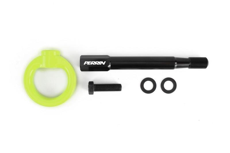 Perrin 2022+ BRZ/GR86 Tow Hook Kit (Front) - Neon Yellow - Torque Motorsport