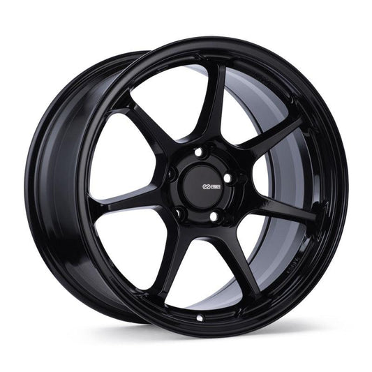 Enkei TS-7 18x9.5 5x114.3 38mm Offset 72.6mm Bore Gloss Black Wheel - Torque Motorsport