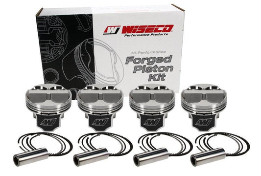 Wiseco Acura 4v Domed +8cc STRUTTED 86.5MM Piston Kit - Torque Motorsport