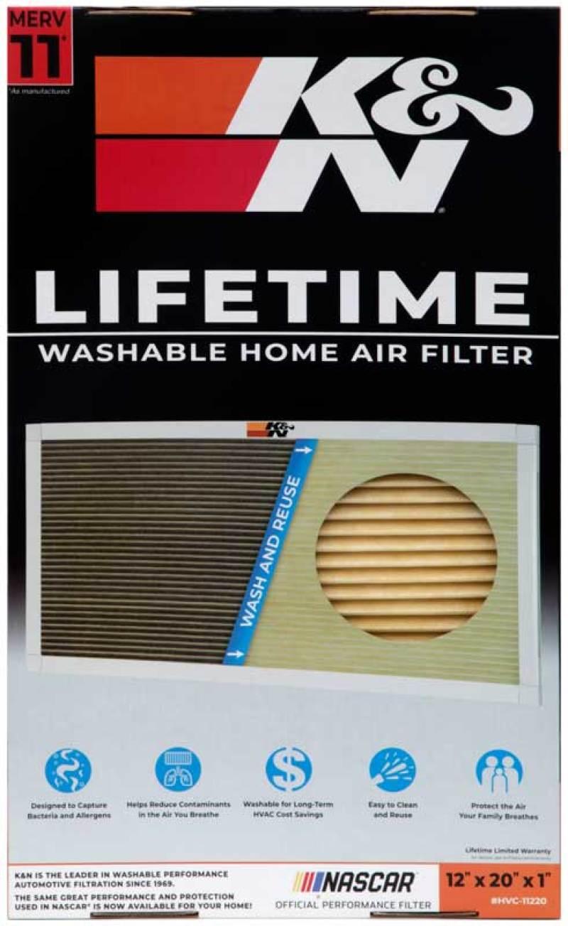 K&N HVAC Filter - 12 X 20 X 1 - Torque Motorsport