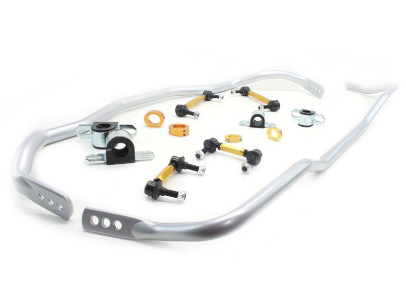 Whiteline 15-18 Ford Mustang GT/GT Premium/EcoBoost/EcoBoost Premium Front & Rear Sway Bar Kit - Torque Motorsport