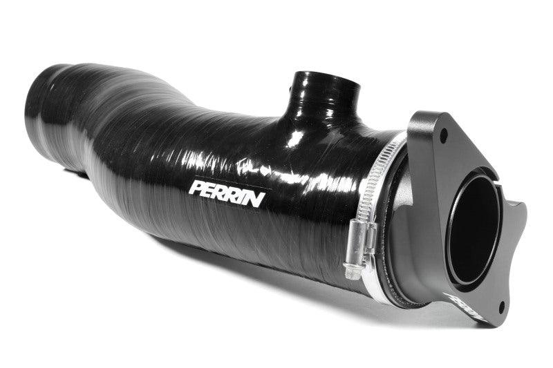 Perrin 2022+ Subaru WRX Black 3in Turbo Inlet Hose w/ Nozzle - Torque Motorsport