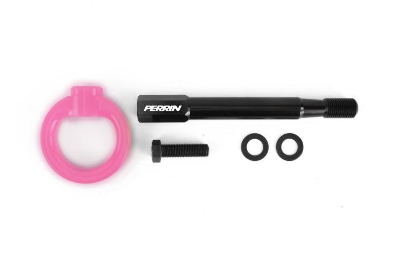 Perrin 2022+ BRZ/GR86 Tow Hook Kit (Front) - Hyper Pink - Torque Motorsport