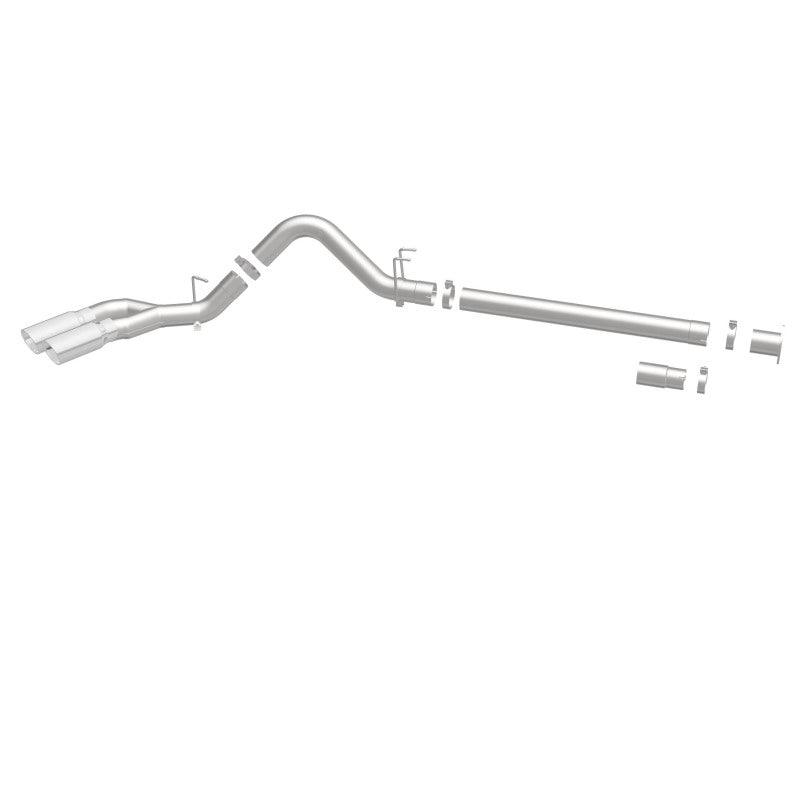 MagnaFlow 08-17 Ford F-250/F-350/F-450 4.6L/6.7 DPF-Back SS 4in Dual Single Passenger Side Rear Exit - Torque Motorsport