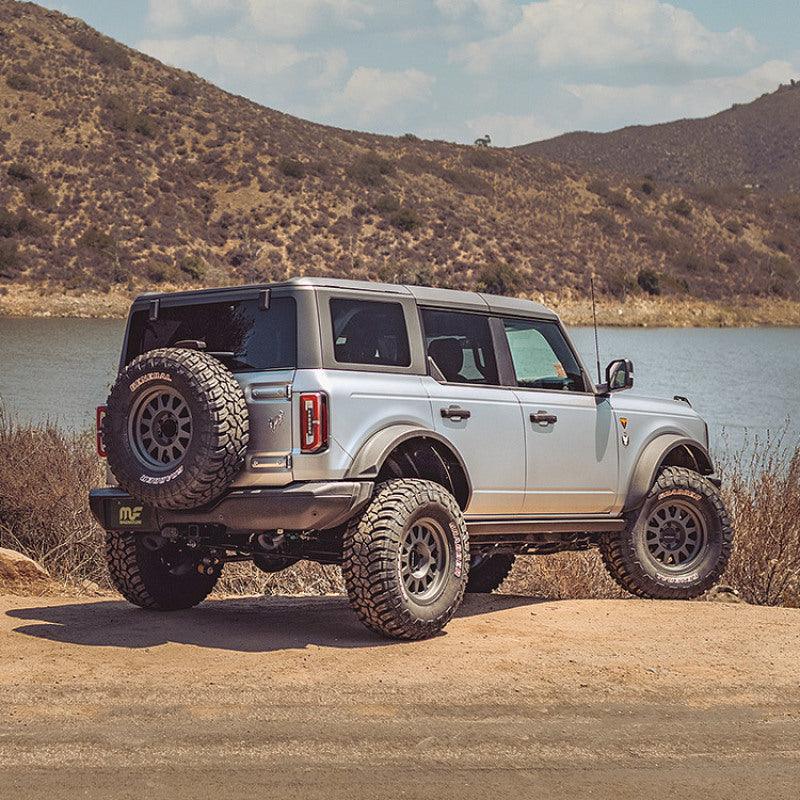 MagnaFlow 2021 Ford Bronco Street Series Axle-Back Exhaust w/ Dual Split Rear Style Exit- Black Tips - Torque Motorsport