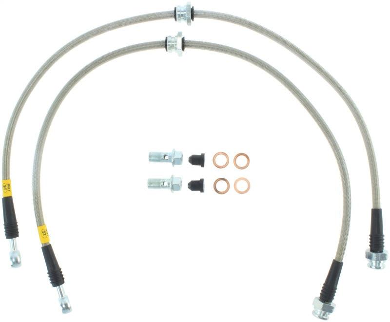 StopTech 03-08 Infiniti FX35/FX45/FX50 Stainless Steel Front Brake Lines - Torque Motorsport