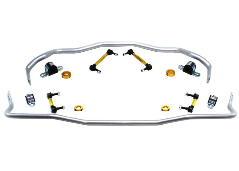 Whiteline 15-18 Ford Mustang GT/GT Premium/EcoBoost/EcoBoost Premium Front & Rear Sway Bar Kit - Torque Motorsport