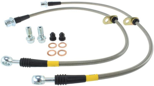 StopTech 02-12 Toyota Camry Coupe/Sedan / 04-08 Solara Rear Stainless Steel Brake Lines - Torque Motorsport