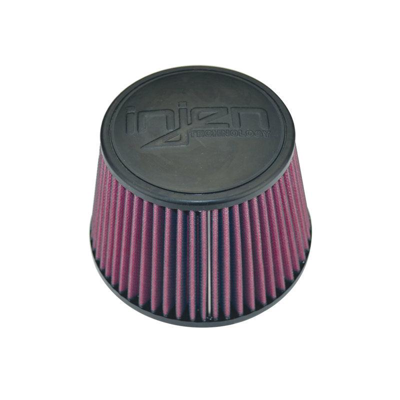 Injen High Performance Air Filter - 3.50 Black Filter 6 Base / 5 Tall / 5 Top - Torque Motorsport