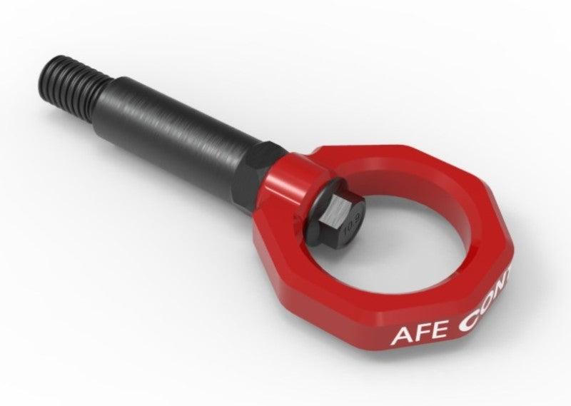 aFe Control Front Tow Hook Red BMW F-Chassis 2/3/4/M - Torque Motorsport