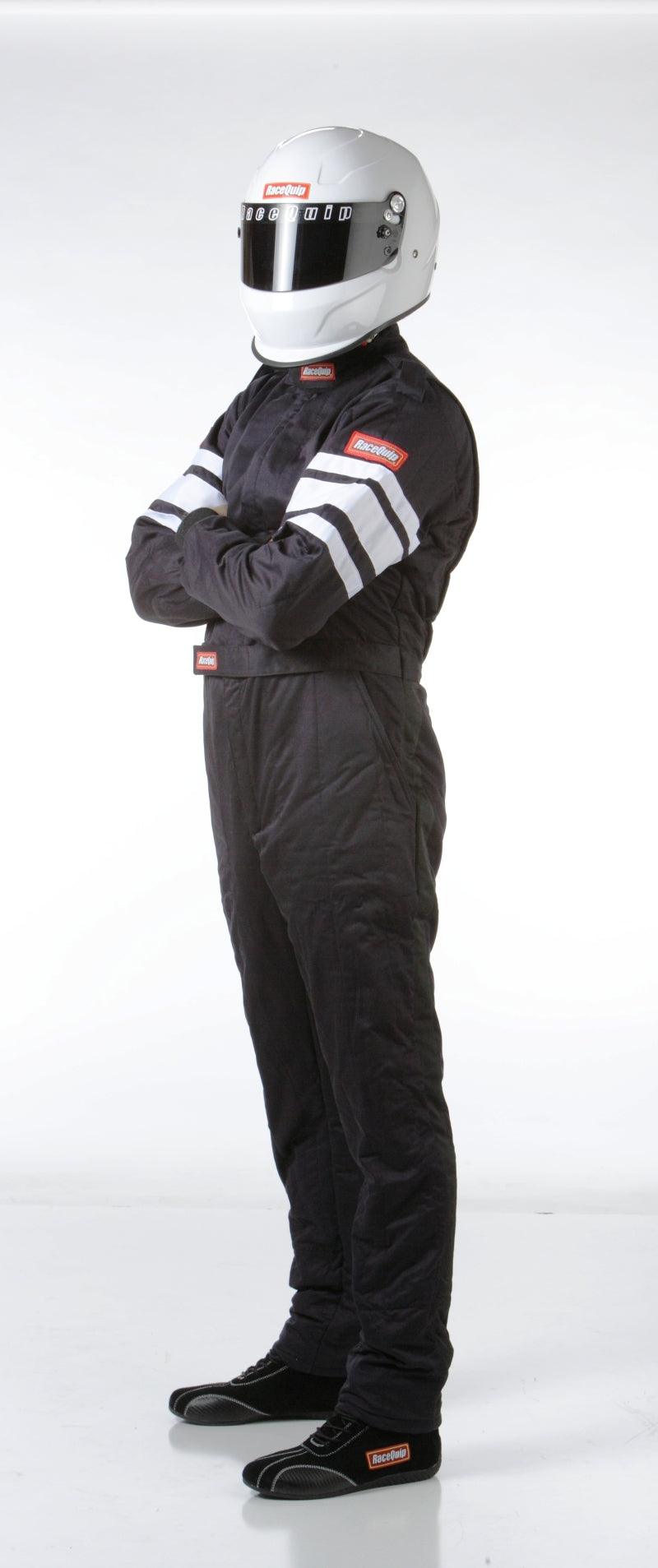 RaceQuip Black SFI-5 Suit - 2XL - Torque Motorsport