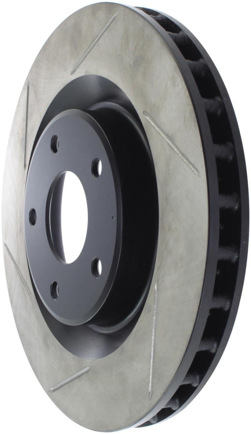 StopTech Power Slot 05-07 Cadillac XLR / 06-09 Chevy Corvette Front Right Slotted Rotors - Torque Motorsport