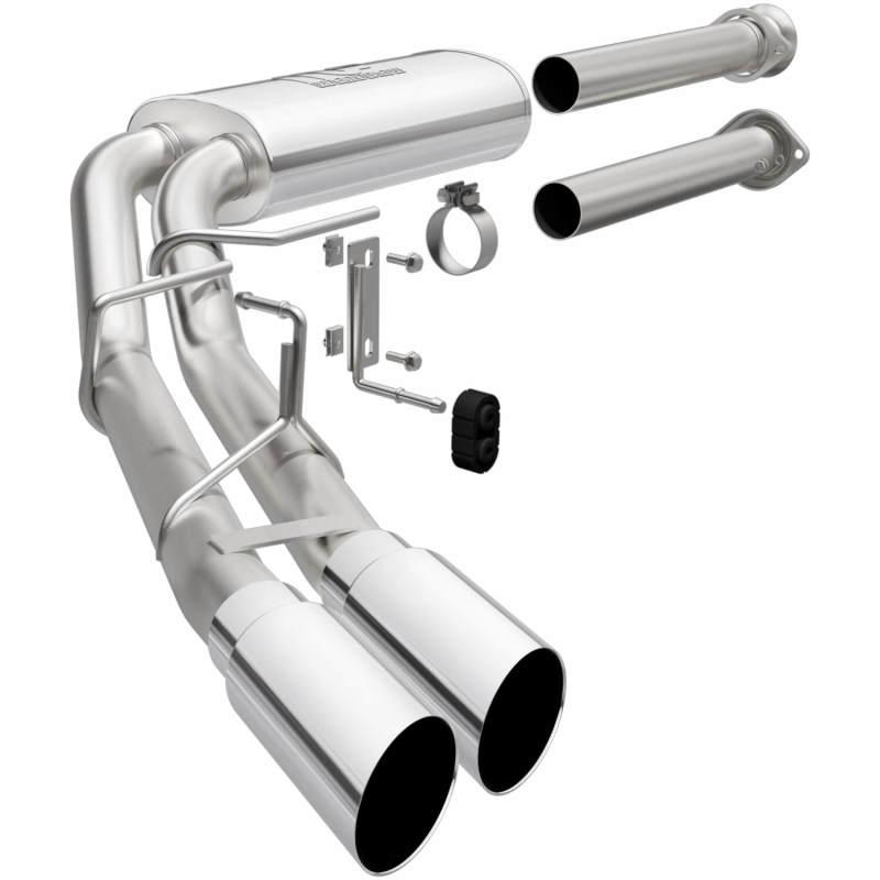 Magnaflow 15-21 Ford F-150 Street Series Cat-Back Performance Exhaust System- Polished Side Exit - Torque Motorsport