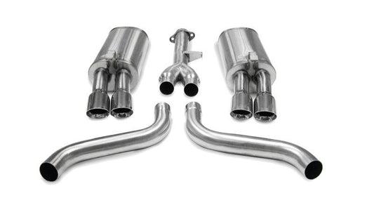 Corsa 86-91 Chevrolet Corvette C4 5.7L V8 L98 Polished Sport Cat-Back Exhaust - Torque Motorsport