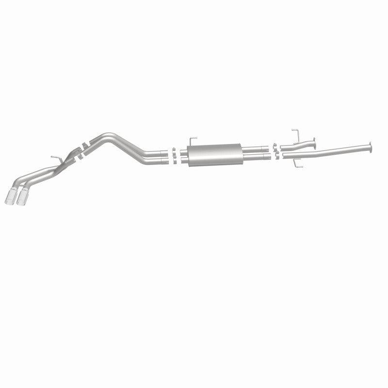 MagnaFlow 14 Toyota Tundra V8 4.6L/5.7L Stainless C/b Exhaust Dual same side pass. rear tire - Torque Motorsport